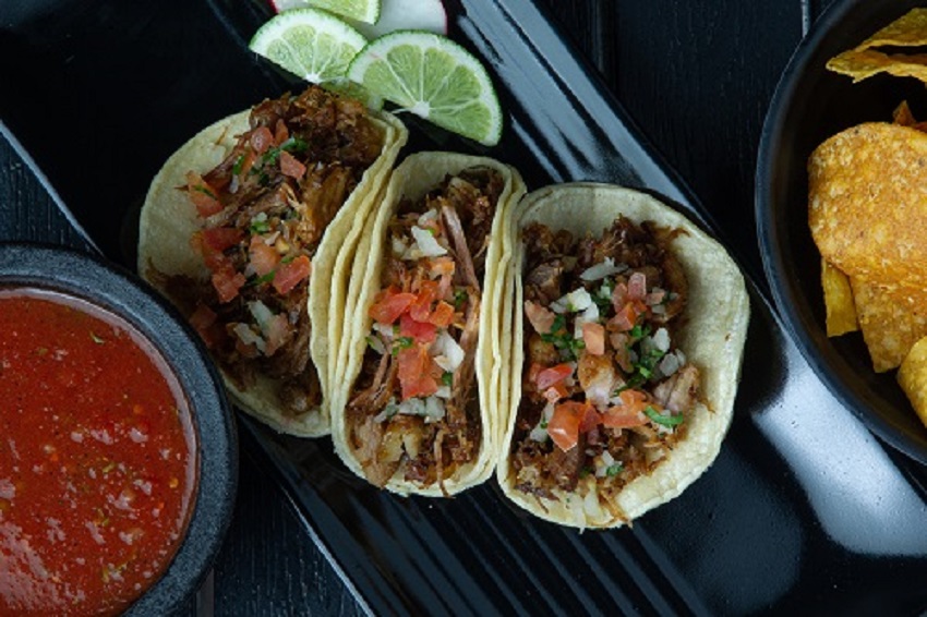 Order Carnitas Taco food online from Taqueria Santa Fe store, Brooklyn on bringmethat.com