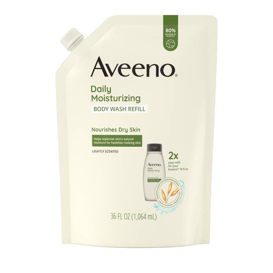 Order Aveeno Daily Moisturizing Body Wash Refill, Soothing Oat, 36 OZ food online from CVS store, FRANKFORT on bringmethat.com
