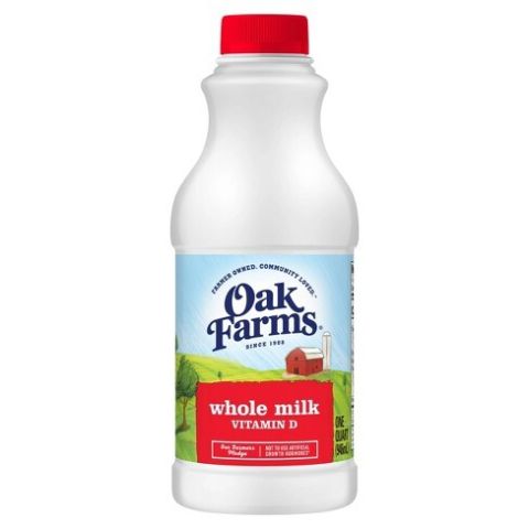 Order Oak Farms Whole Milk 1 Pint food online from 7-Eleven store, Prosper on bringmethat.com