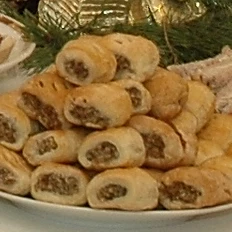 Order Sausage Roll food online from Tina Traditional Old English Kitchen store, Carmel on bringmethat.com