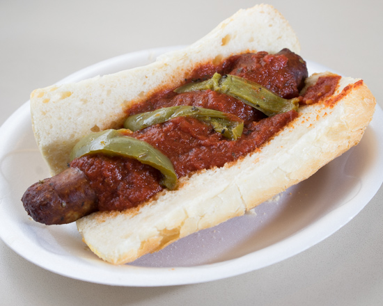 Order Italian Sausage Sandwich food online from Waldo Cooney's Pizza store, Worth on bringmethat.com