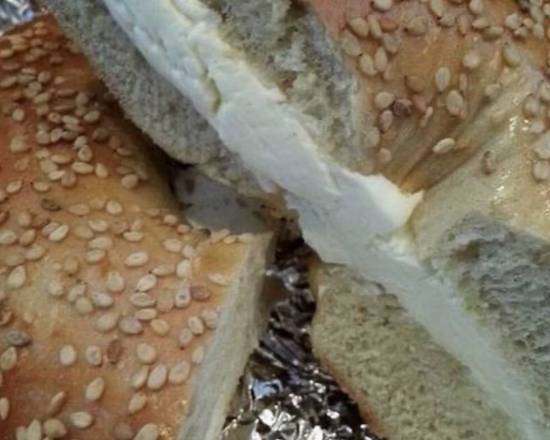 Order Bagel with Cream Cheese food online from Superior Gourmet Marketplace store, New York on bringmethat.com