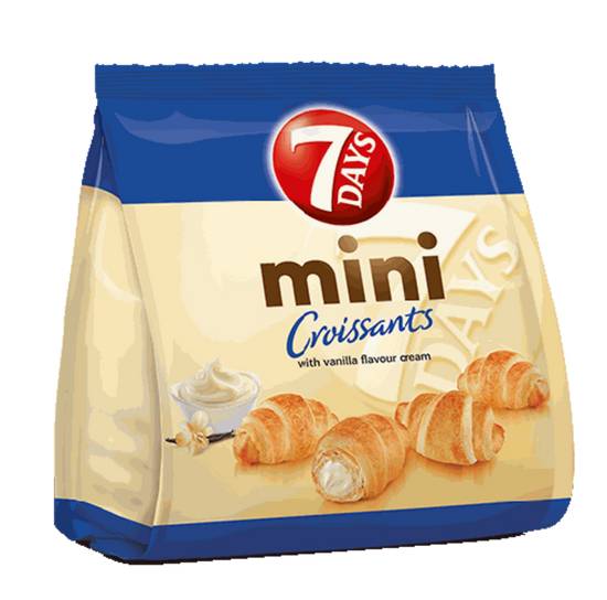 Order 7 Days Mini Croissants Vanilla food online from IV Deli Mart store, Goleta on bringmethat.com