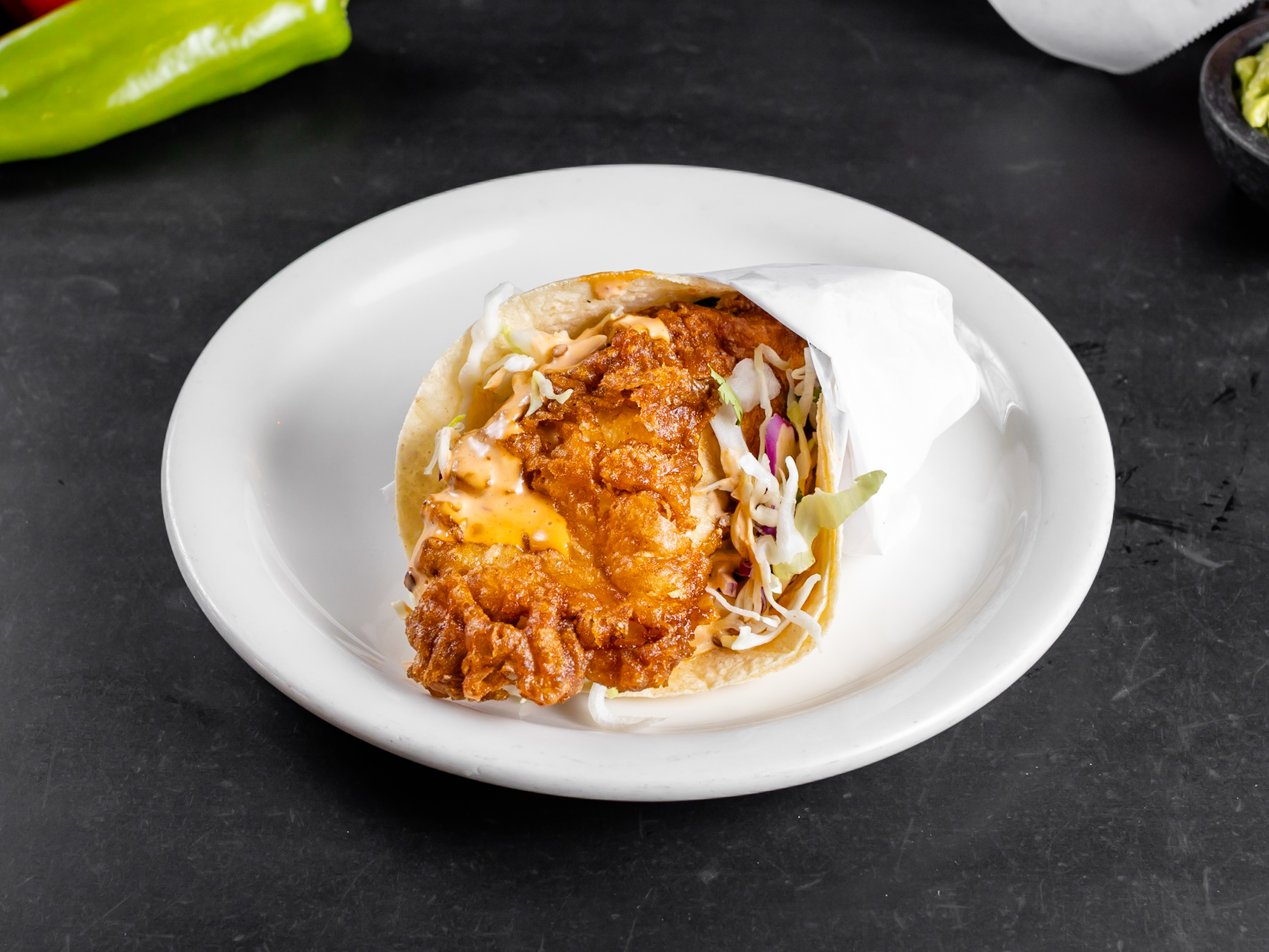 Order Fried Chicken Taco food online from Nick's Crispy Tacos store, San Francisco on bringmethat.com
