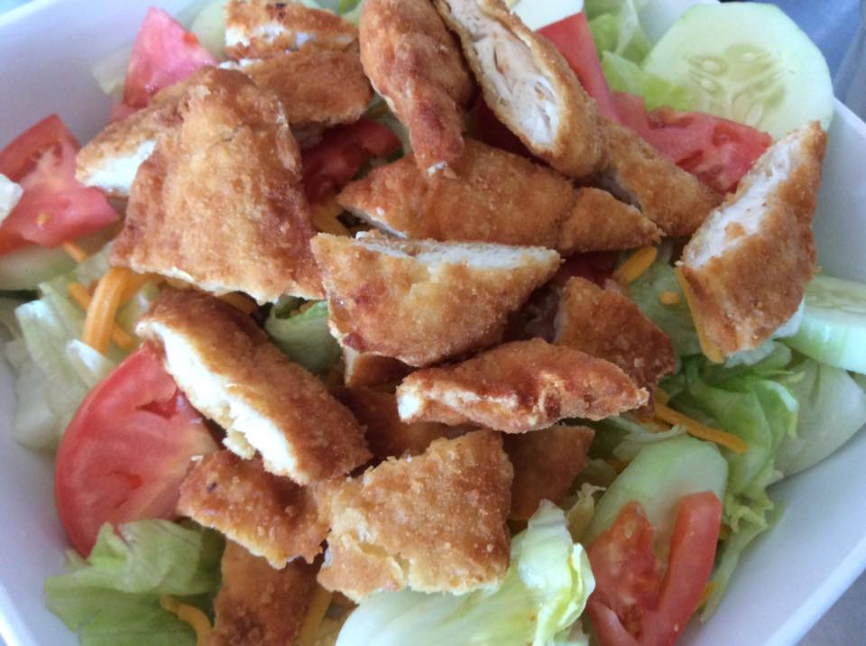 Order Crispy Chicken Salad food online from Twin Brunch store, Commerce Township on bringmethat.com