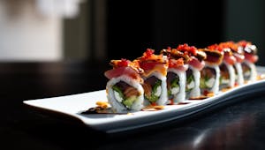 Order AB-BA Roll food online from Oyshi Sushi #2, Llc store, Portland on bringmethat.com
