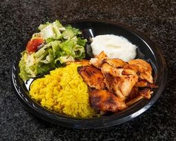 Order Chicken Shawarma Plate food online from Pita Grill store, Buena Park on bringmethat.com