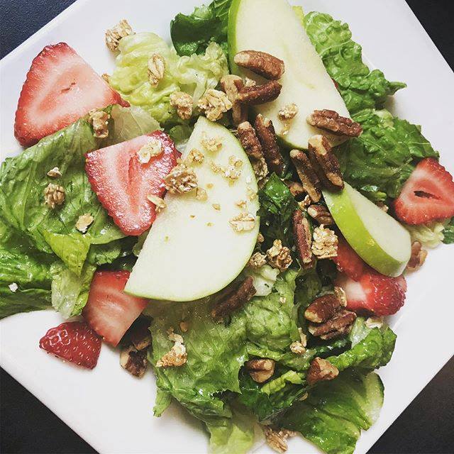 Order Strawberry and Apple Field Salad food online from Black Rock Bar & Grill store, Toledo on bringmethat.com