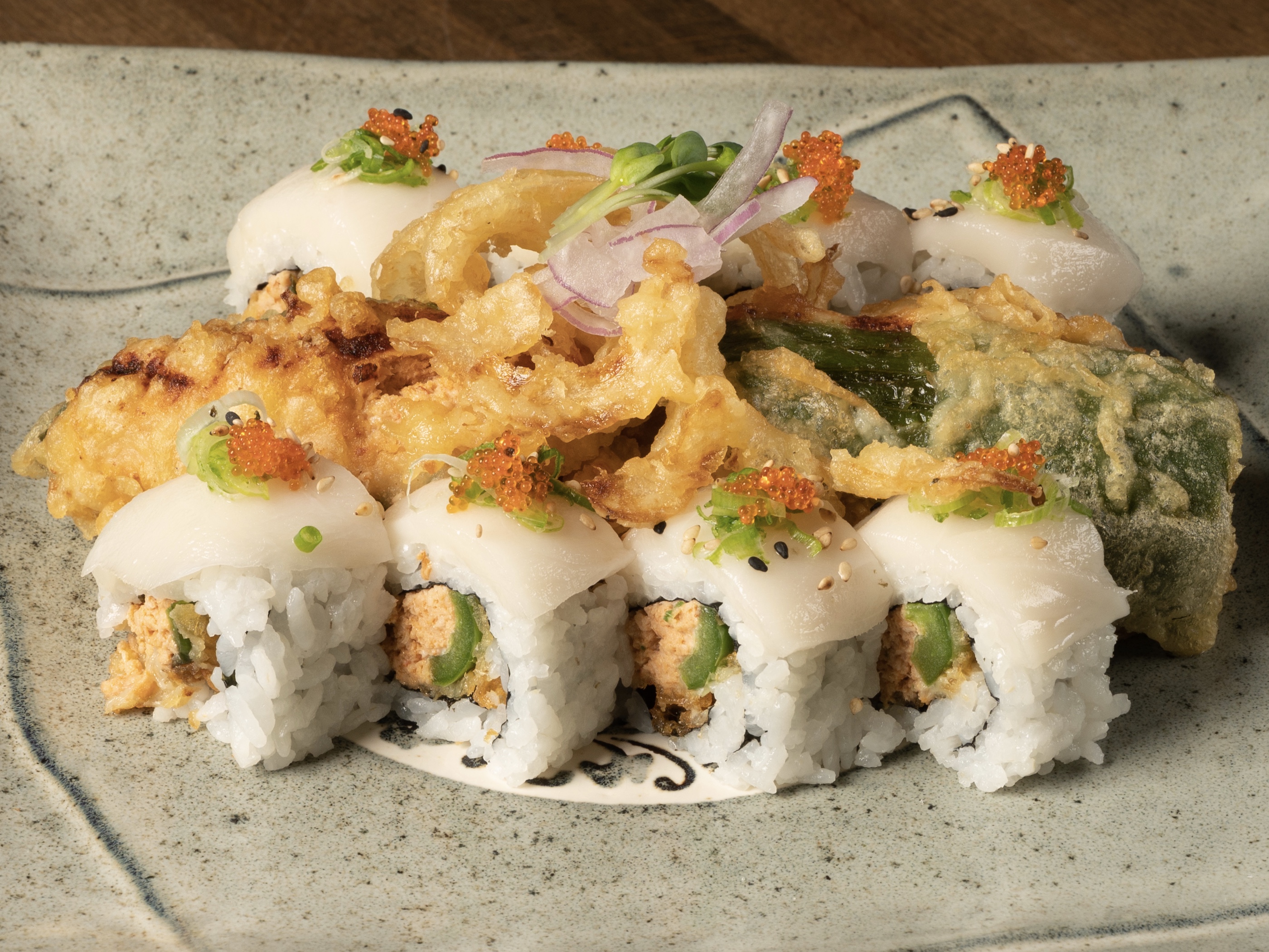 Order Tokyo Roll food online from Zeppin Sushi store, Los Angeles on bringmethat.com