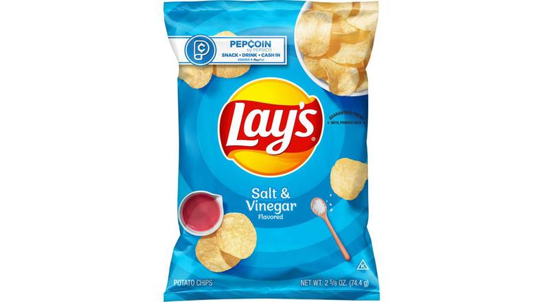 Order Lay'S Salt & Vinegar Flavored Potato Chips food online from Exxon Constant Friendship store, Abingdon on bringmethat.com