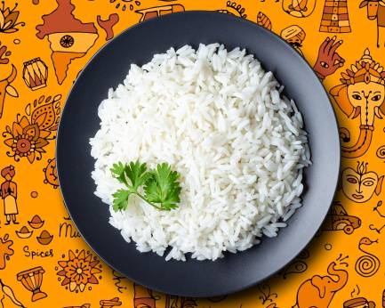 Order Aromatic Basmati Rice food online from Gunpowder Cafe store, Lawrence on bringmethat.com