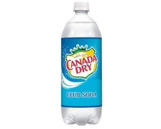 Order Canada Dry Club Soda, 1L mixer food online from Starway Liquor store, Bell Gardens on bringmethat.com