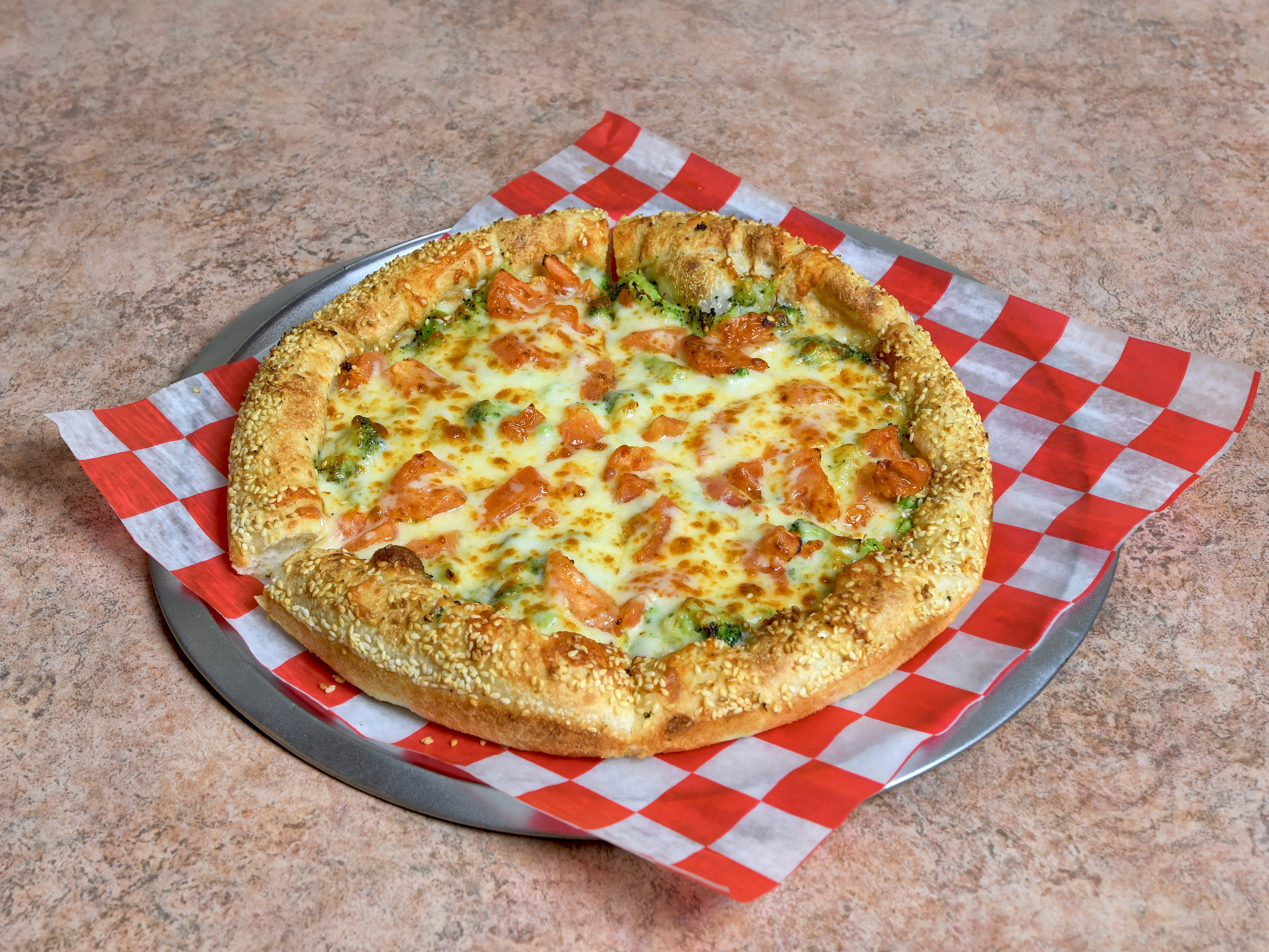 Order Broccolo Pizza food online from Luisa's Italian Pizzeria store, Manchester on bringmethat.com