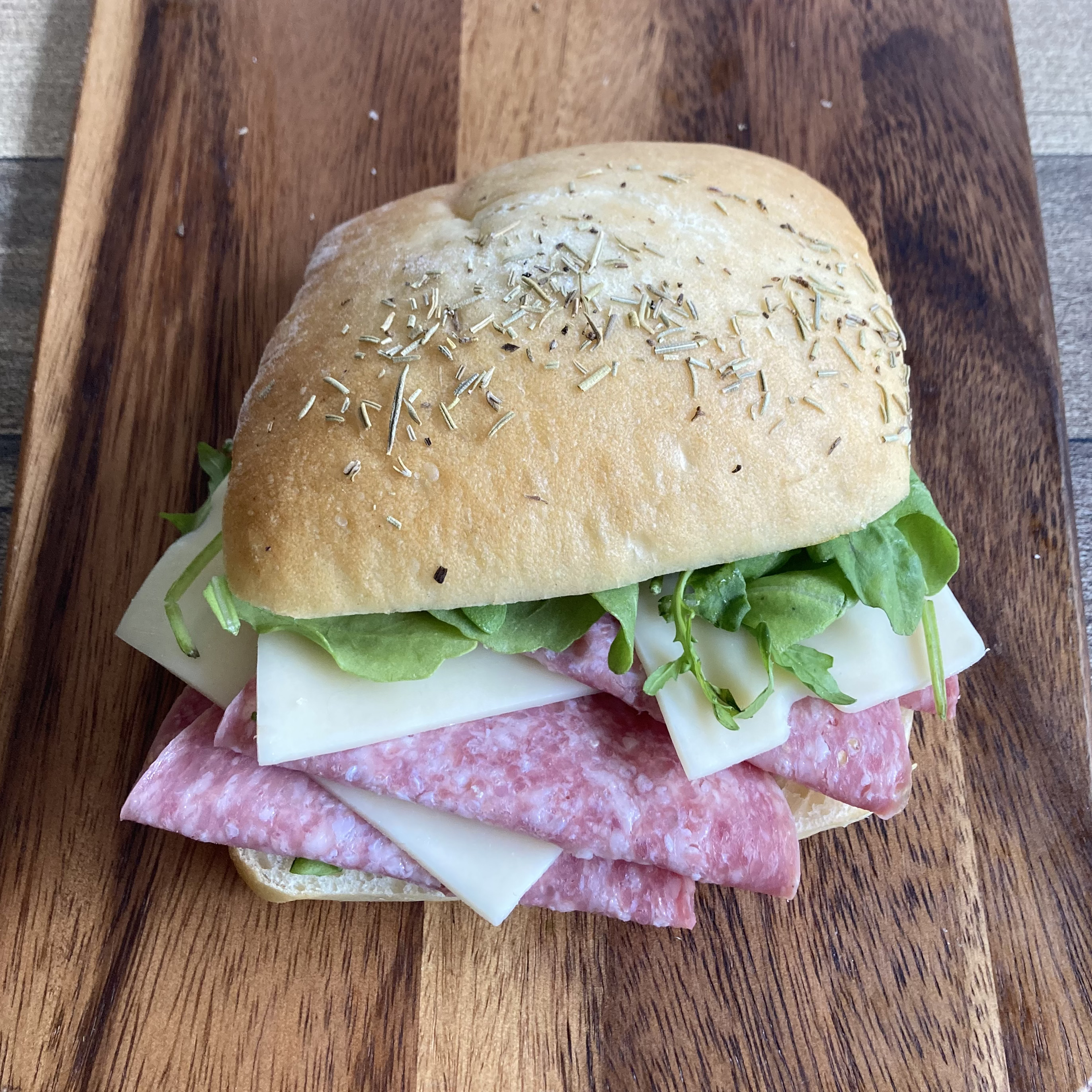 Order Italian Salami Sandwich food online from B Cup Cafe store, New York on bringmethat.com