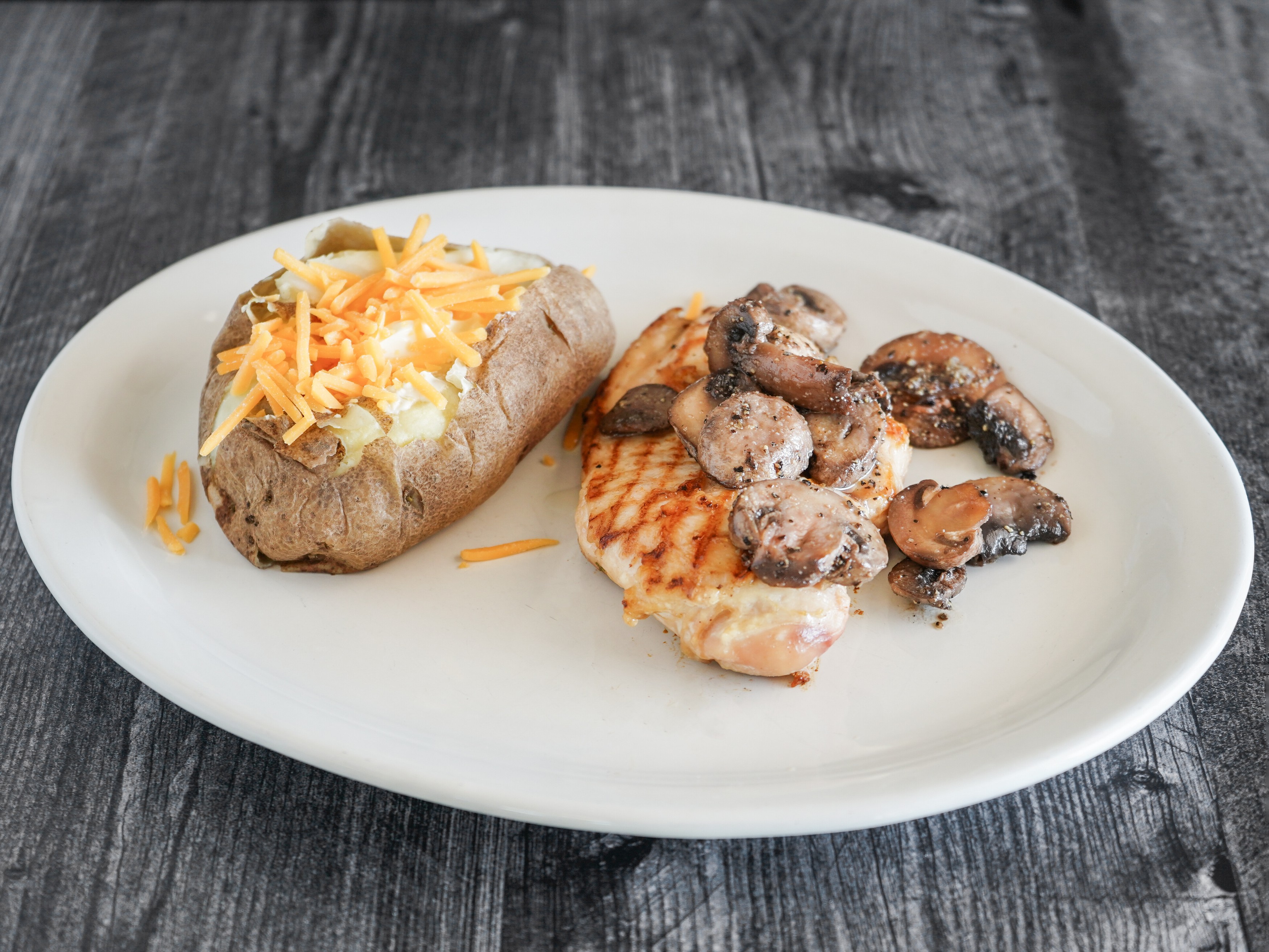 Order Chicken Breast with Mushrooms food online from I Don't Know Diner store, Levelland on bringmethat.com