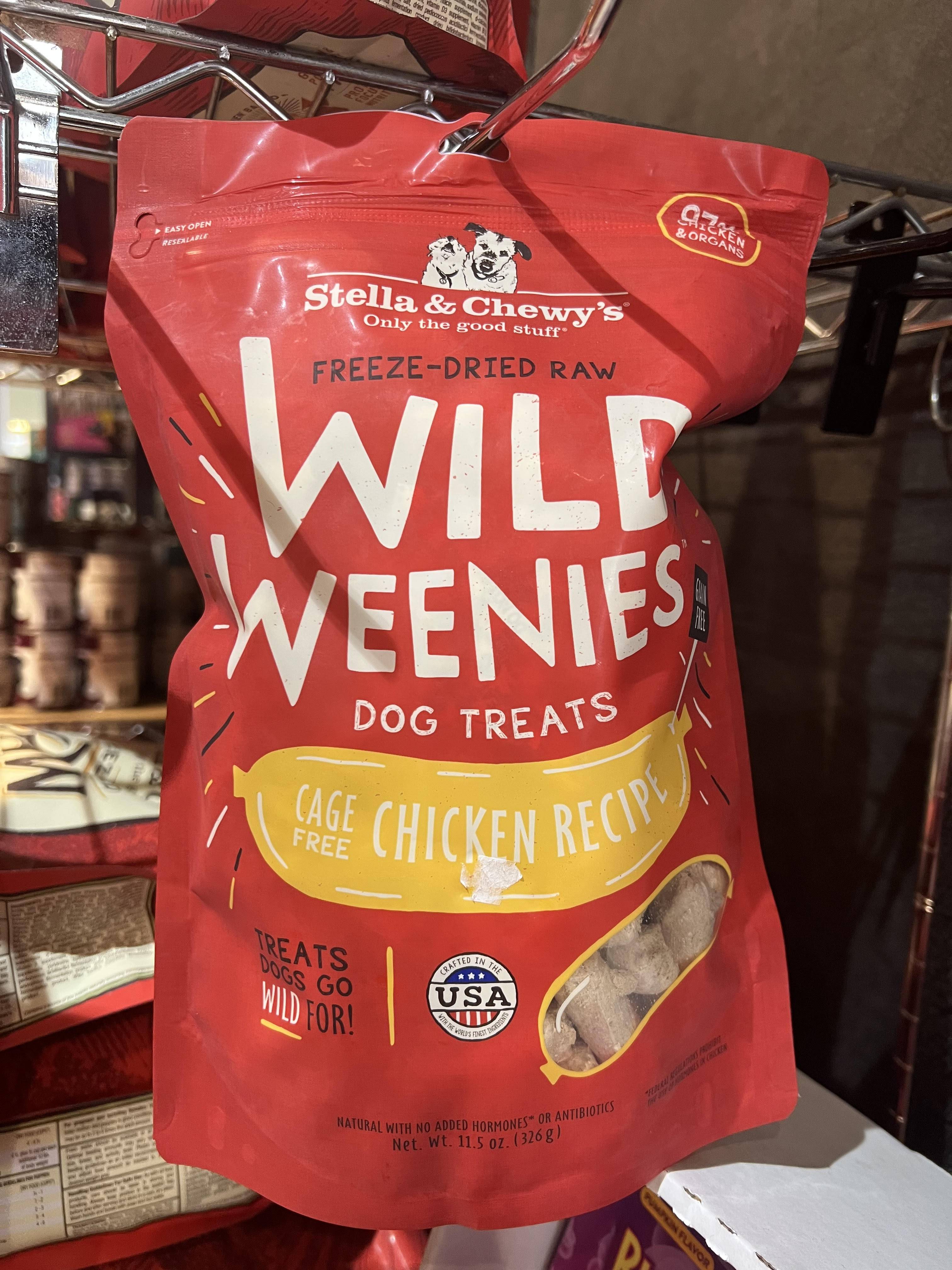 Order S&C Dog Wild Weenies - Chicken 11.5oz food online from A Paw Place store, Chicago on bringmethat.com