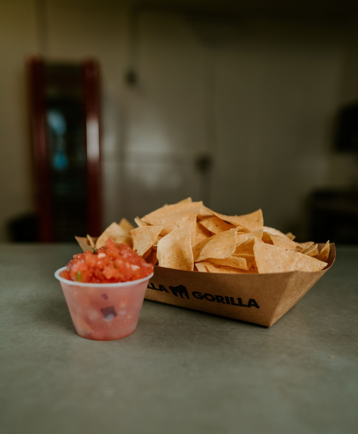 Order Chips and Salsa food online from Quesadilla Gorilla store, Hanford on bringmethat.com