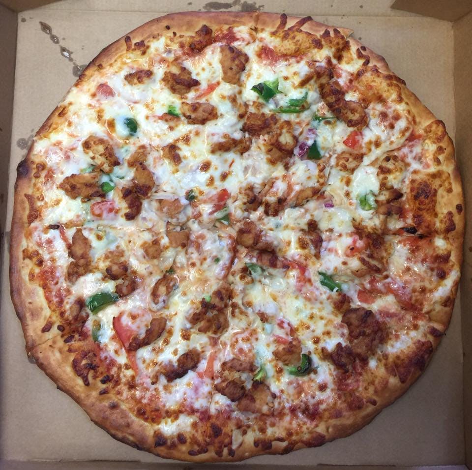 Order Chicken Pizza - Small 10'' food online from Best Pizza & Wings store, College Park on bringmethat.com