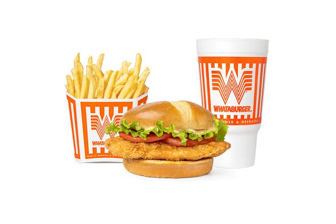 Order #10 Whatachick’n® Sandwich Whatameal® food online from Whataburger store, Webster on bringmethat.com