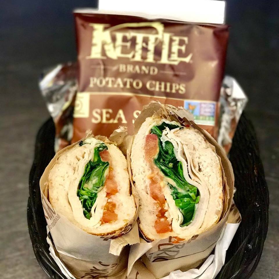 Order Turkey and Spinach Sandwich food online from Capital Greens store, St. Charles on bringmethat.com