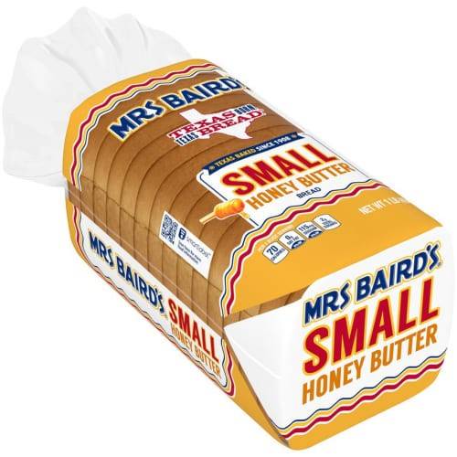 Order Mrs Baird's · Small Honey Butter Bread (16 oz) food online from United Supermarkets store, Plainview on bringmethat.com