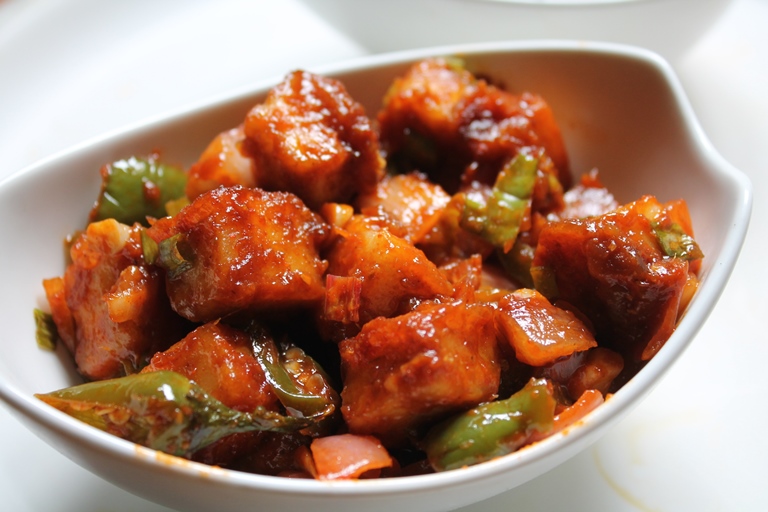 Order Chili Paneer food online from India Garden Restaurant store, Blacksburg on bringmethat.com