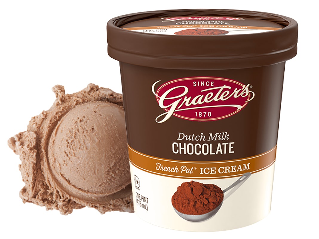 Order Dutch Milk Chocolate Pint food online from Graeter Ice Cream store, West Chester on bringmethat.com