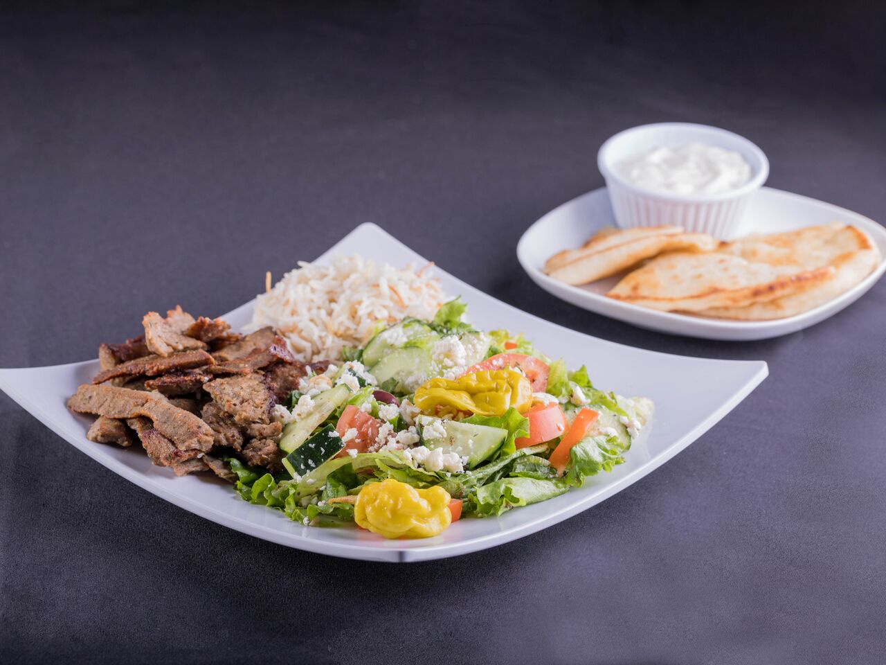 Order Gyros Plate food online from Kojacks Restaurant store, San Diego on bringmethat.com