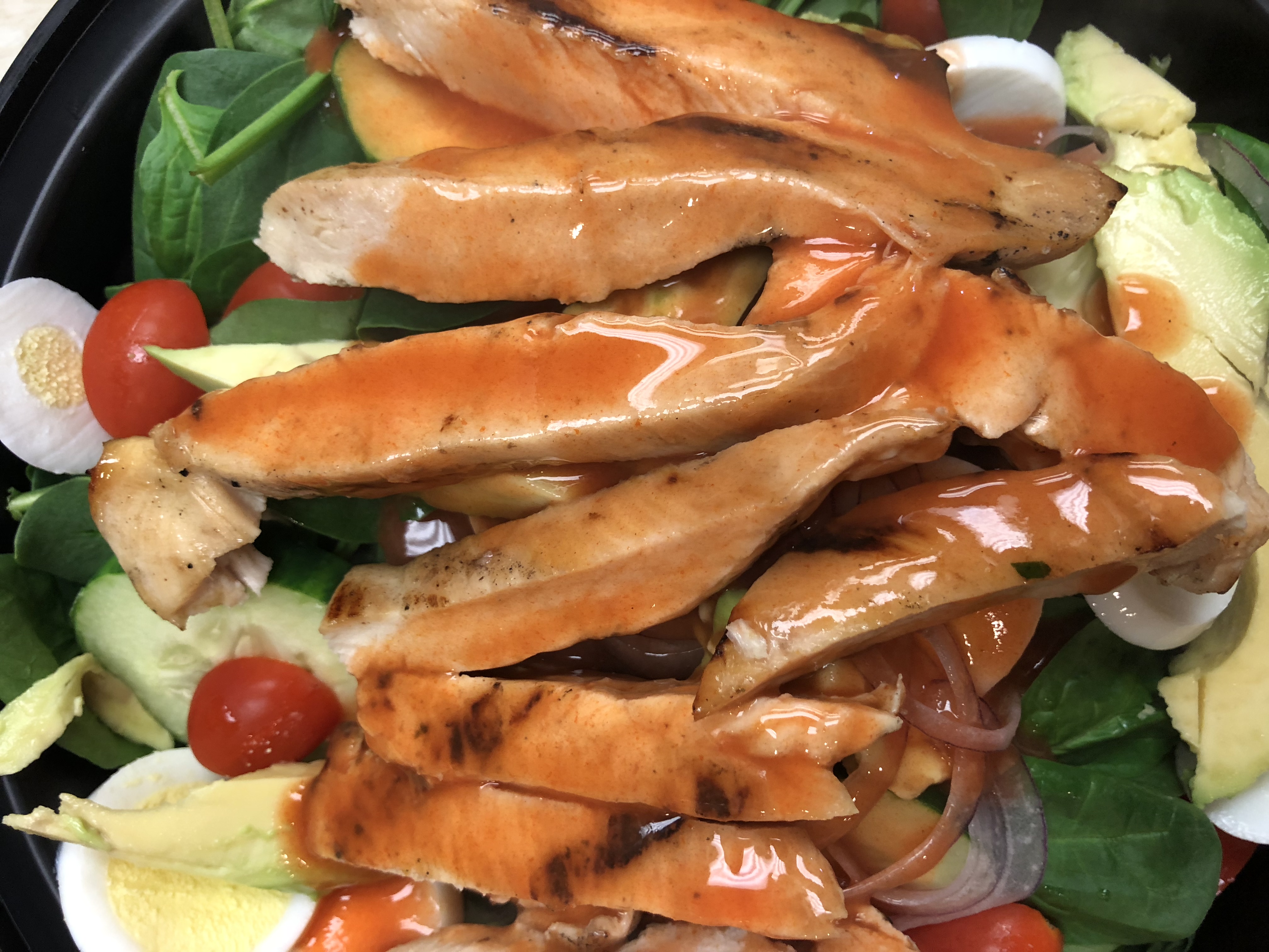 Order Buffalo Grilled Chicken Salad food online from Wolf Street Pizza store, Philadelphia on bringmethat.com