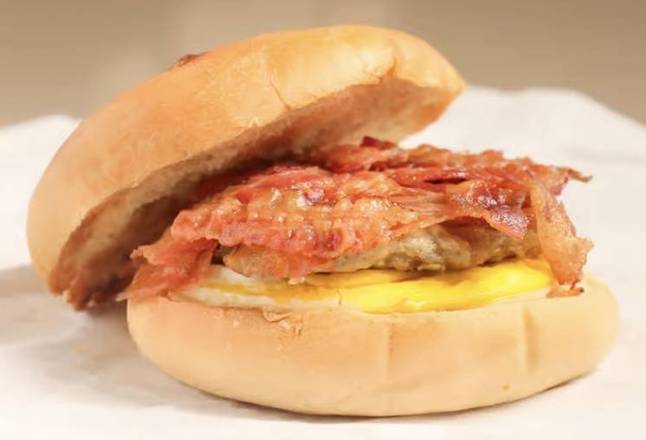Order Bacon, Egg, and Cheese Sandwich food online from Bosa Donuts store, Phoenix on bringmethat.com