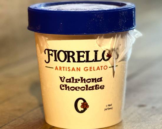 Order Pint of Fiorello's Artisan Gelato - Valrhona Chocolate food online from Papalote Mexican Grill store, SF on bringmethat.com