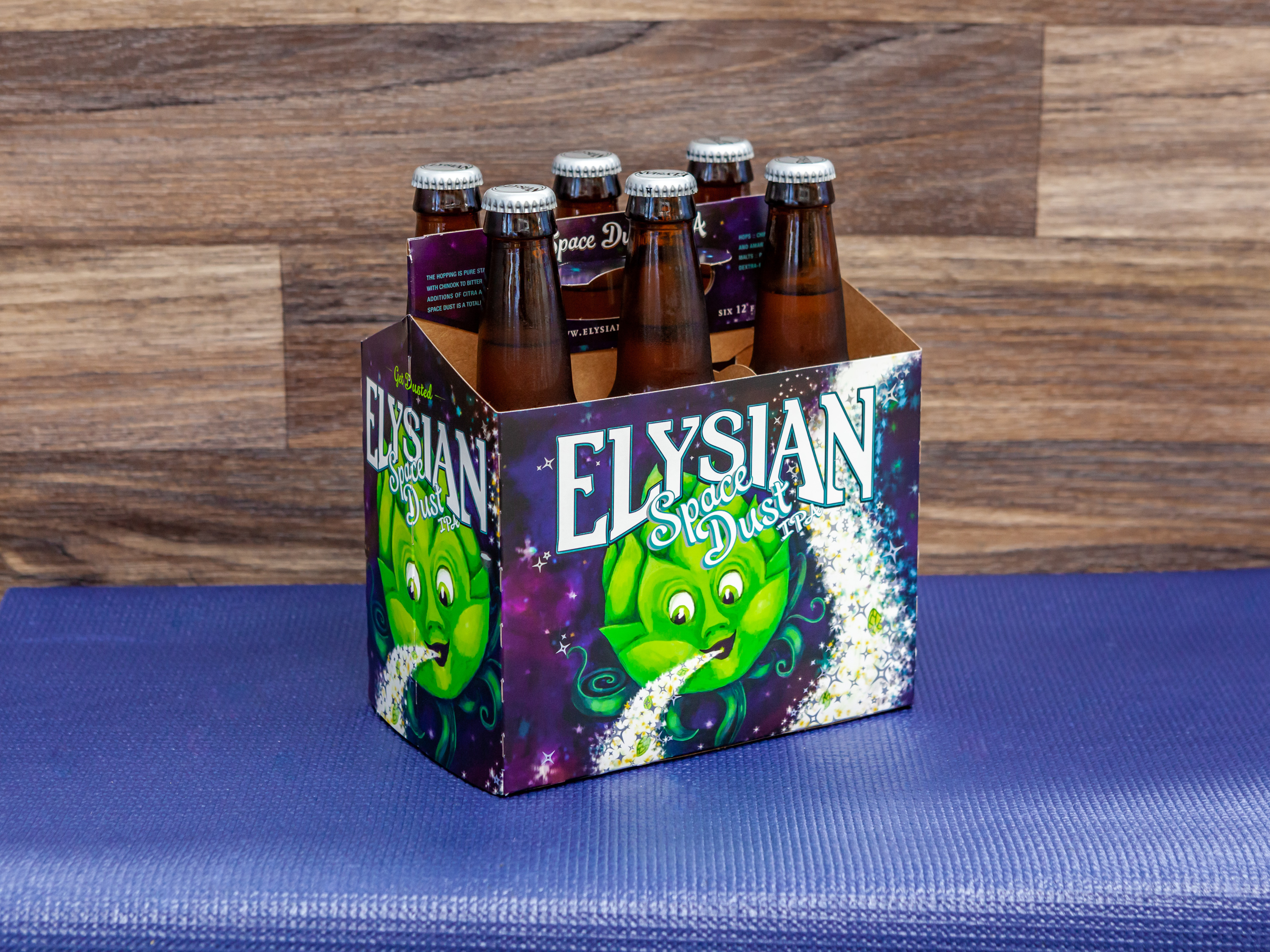 Order Elysian Space Dust IPA, 6pk 12 oz. Bottled Beer, 8.2% ABV food online from Day & Night Liquor & Market store, Venice on bringmethat.com