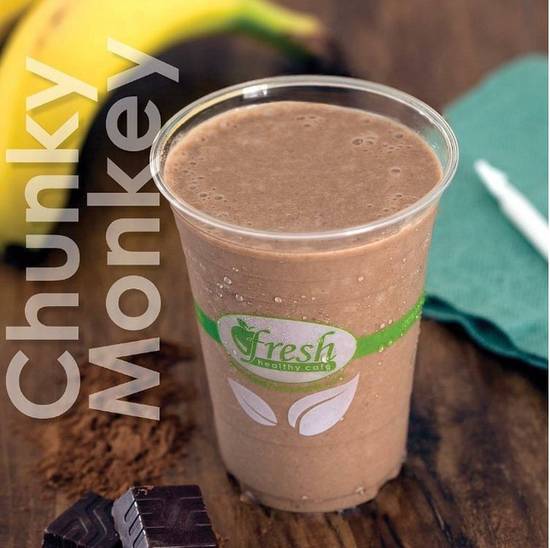 Order Chunky Monkey - Small (16 oz) food online from Fresh Healthy Cafe store, San Marcos on bringmethat.com