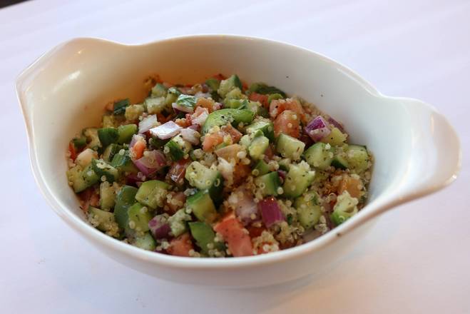 Order Quinoa Salad food online from Chickpeas Mediterranean Cafe store, Las Vegas on bringmethat.com