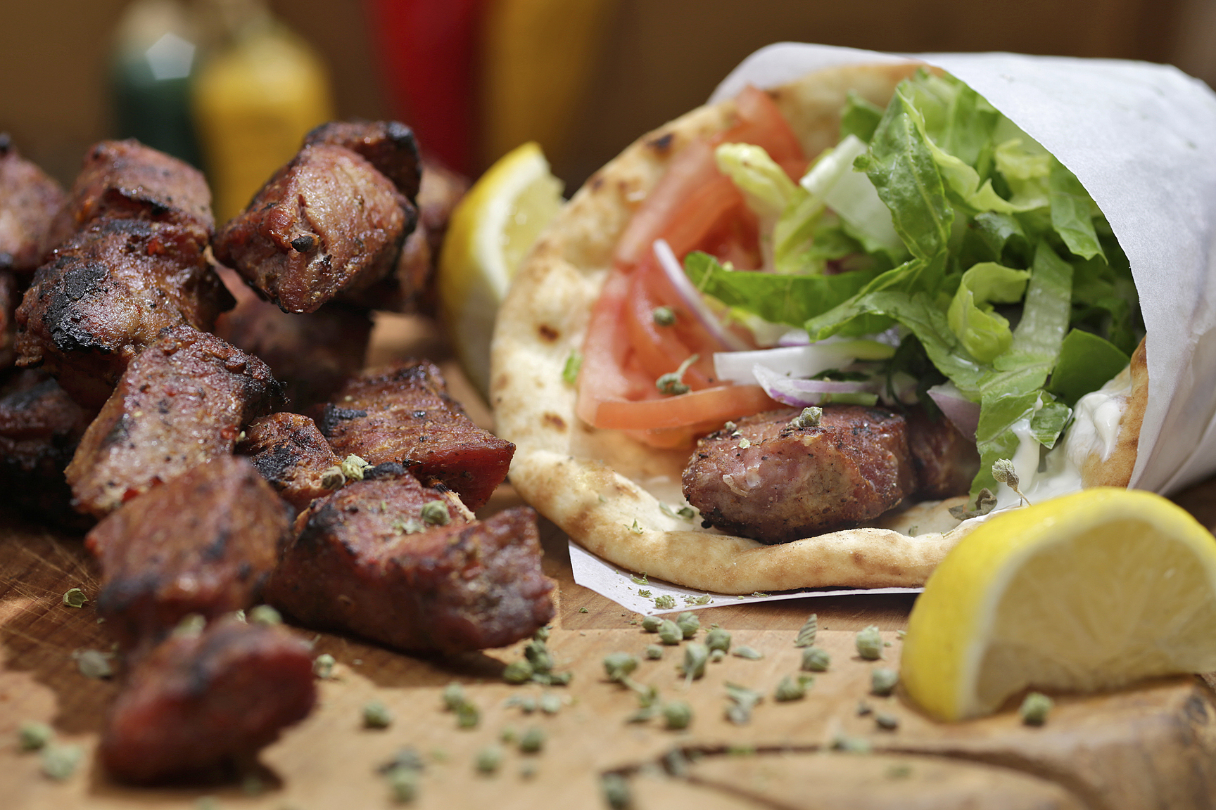 Order Souvlaki Appetizer food online from BZ Grill store, Queens on bringmethat.com
