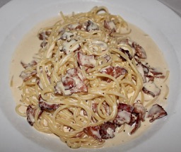 Order Carbonara Pasta food online from Benevento's store, Boston on bringmethat.com
