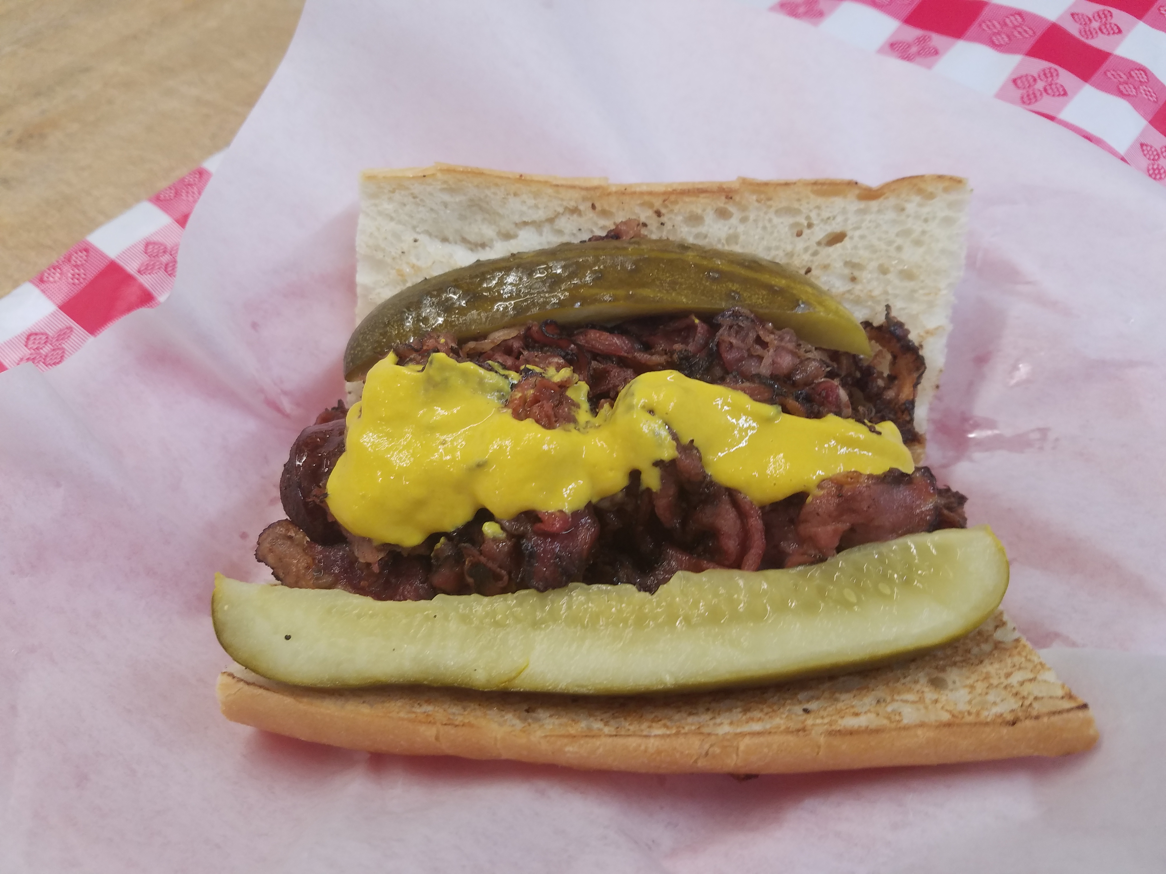 Order Hot Pastrami Combo w/ Jumbo Grilled Dog food online from Herms Palace store, Skokie on bringmethat.com