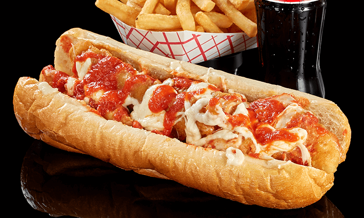 Order Chicken Parmesan Sub food online from Lee's Burger Place store, Newton on bringmethat.com