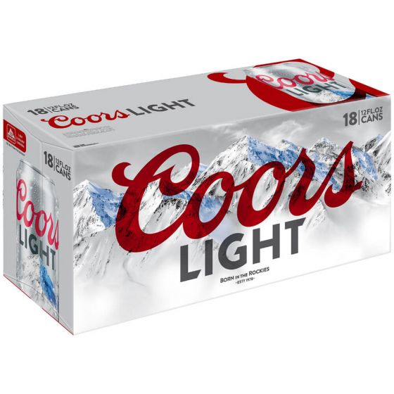 Order Coors Light 12oz Can 18 Pack food online from Flavors Nyc store, New York on bringmethat.com