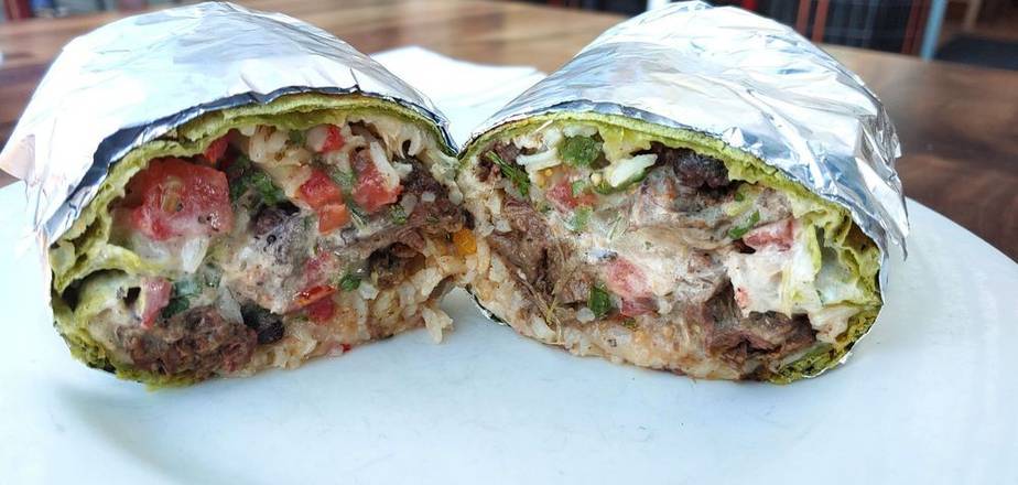 Order Grilled Steak Burrito food online from Fairfix Cafe store, Fairfax on bringmethat.com