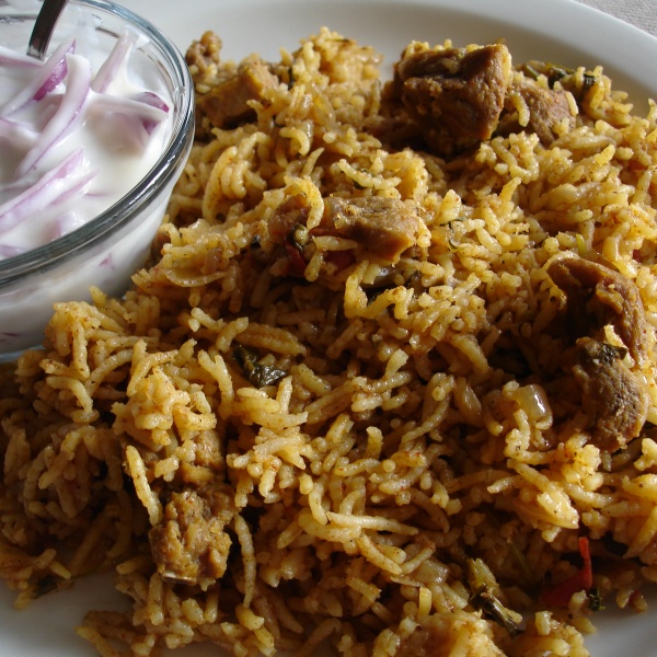 Order Lamb Biryani food online from New Delhi Palace Cuisine of India store, Pasadena on bringmethat.com