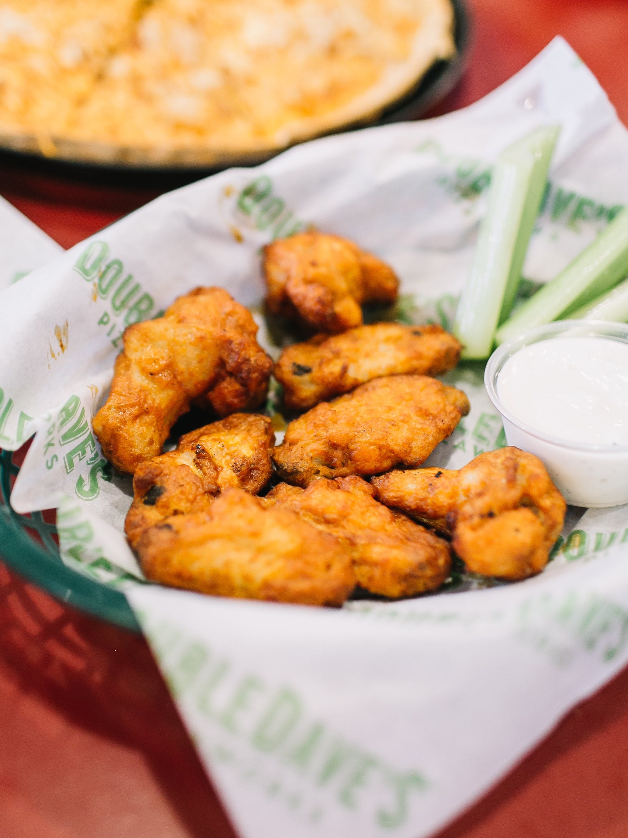 Order Boneless Hot Wings - 8 Pieces food online from Doubledave's Pizzaworks store, Midland on bringmethat.com