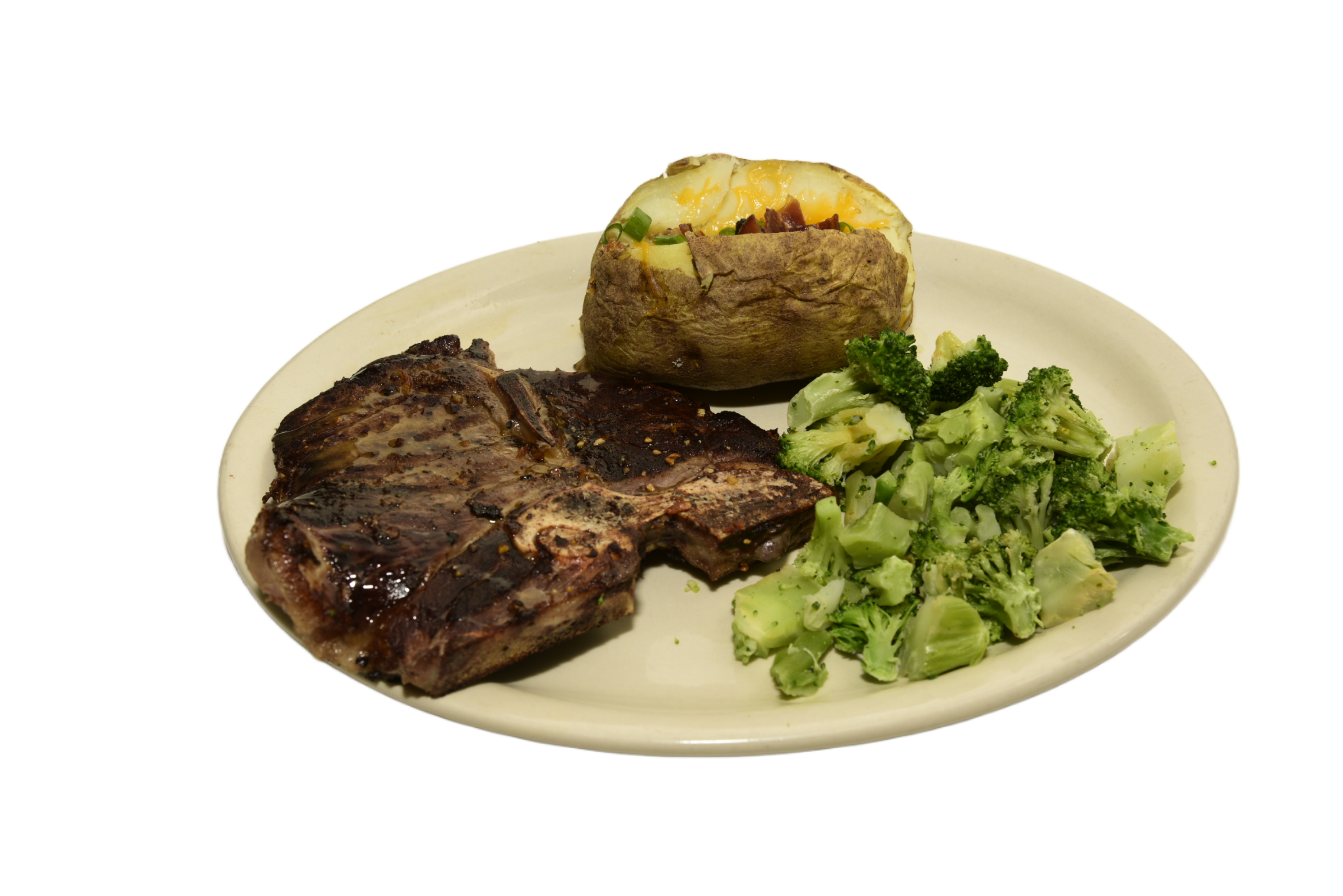 Order T-Bone Steak Dinner food online from WePancakes store, Midwest City on bringmethat.com