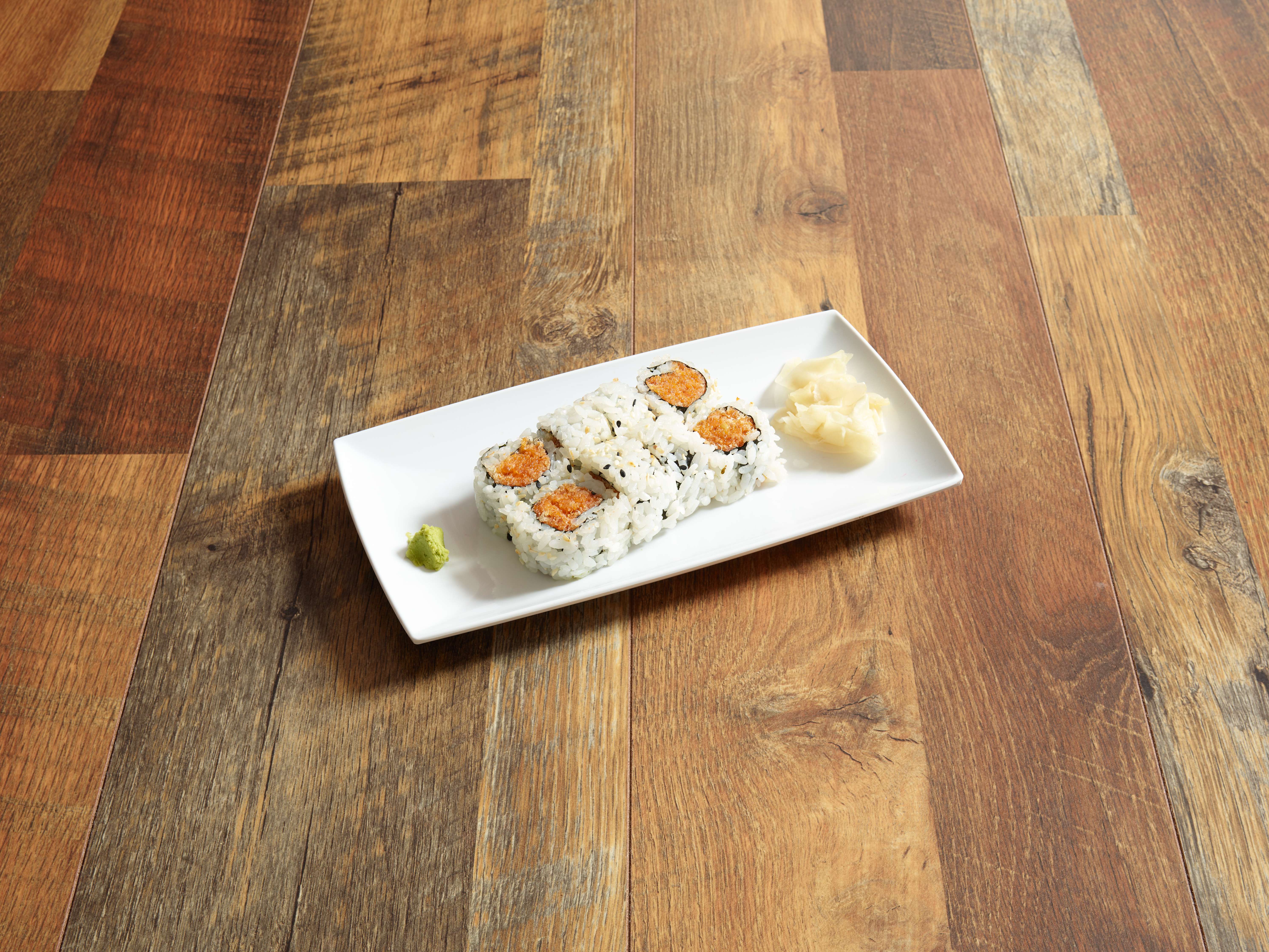 Order Spicy Crunchy Tuna Roll food online from Shogun Sushi Sake Bar store, Delmar on bringmethat.com