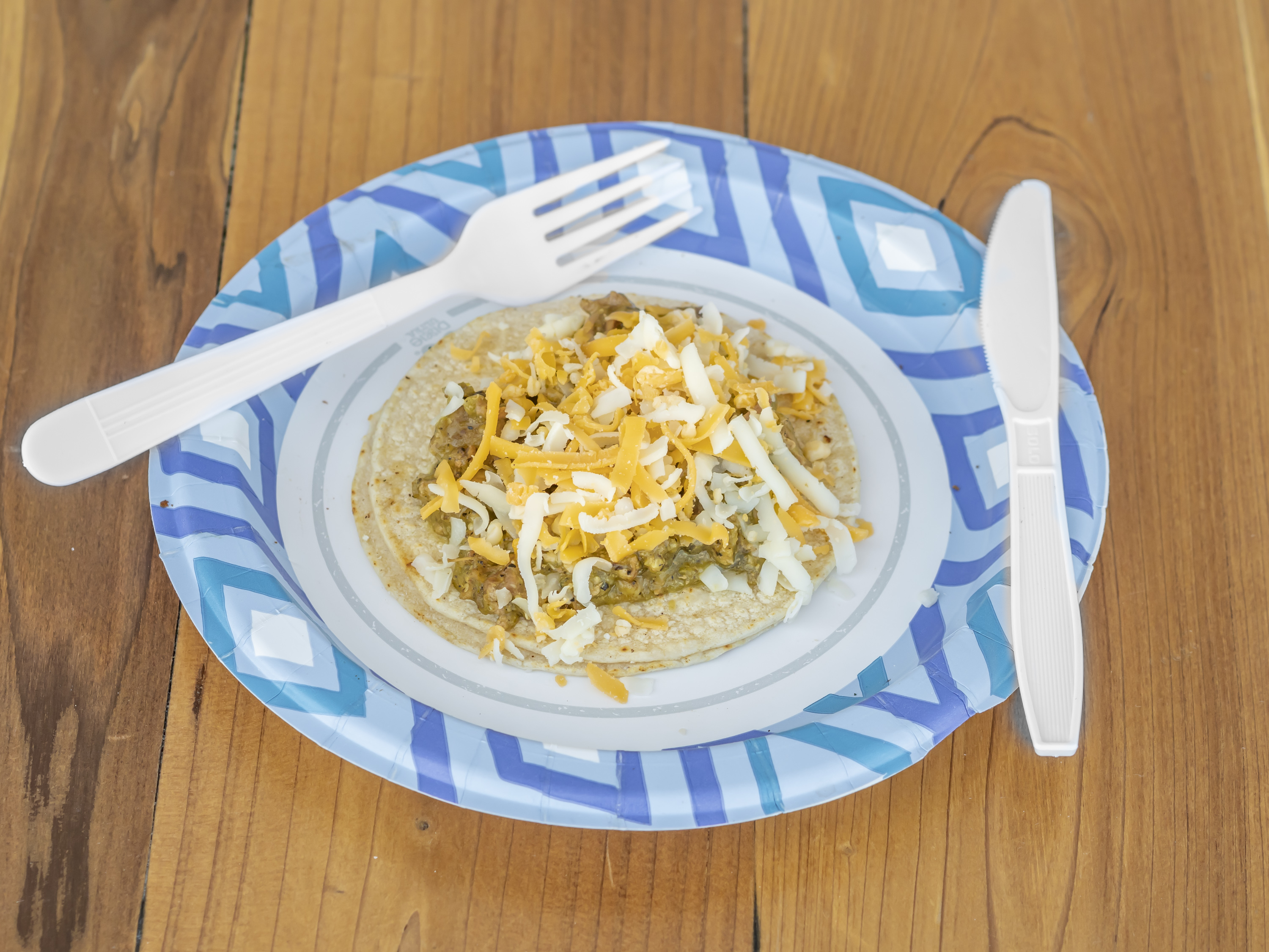 Order Chile Verde taco food online from Burrito Boy store, Eugene on bringmethat.com