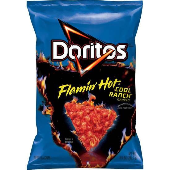 Order Doritos Tortilla Chips Cool Ranch Flavor (9.25 oz) food online from Rite Aid store, Eugene on bringmethat.com