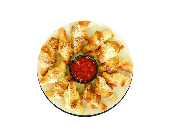 Order Garlic Knots with Sauce food online from PizzaPie store, Cromwell on bringmethat.com