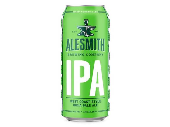 Order AleSmith West Coast Style IPA - 4x 16oz Cans food online from Southwest Liquor store, Thousand Oaks on bringmethat.com