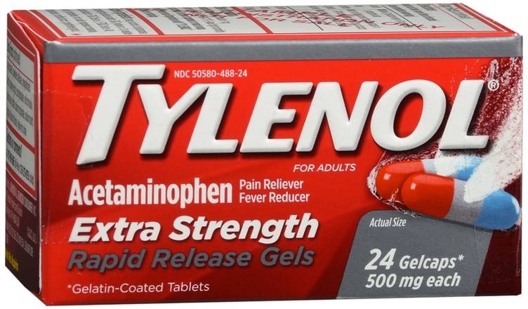Order TYLENOL Extra Strength Rapid Release Gelcaps food online from Scripx Pharmacy store, Plano on bringmethat.com