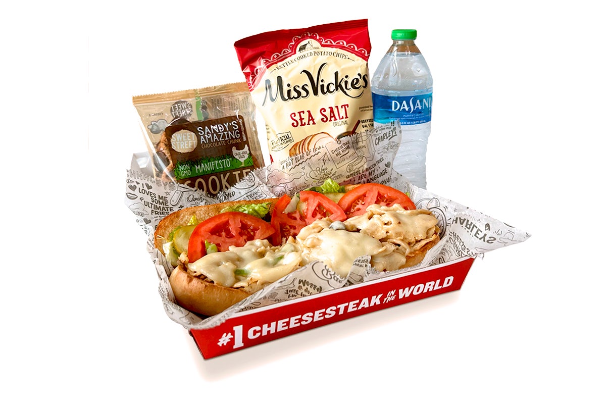 Order Chicken Cheesesteak Boxed Meal food online from Charleys Cheesesteaks store, Lakewood on bringmethat.com